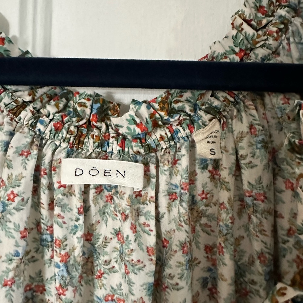 Doen Floral Green Dress - Picture 3 of 7